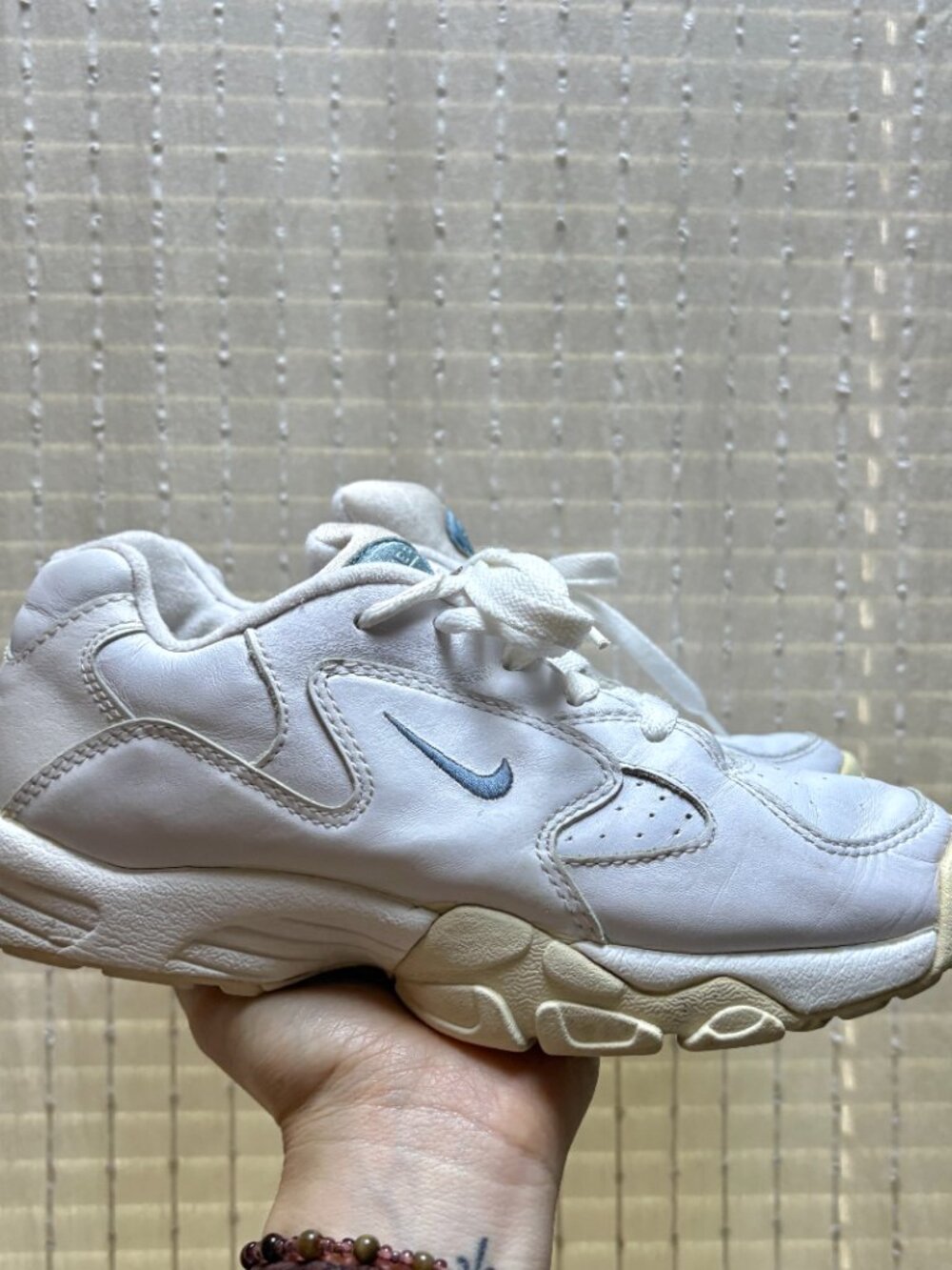 Nike Airliner White Sneakers - 7 - Picture 6 of 7